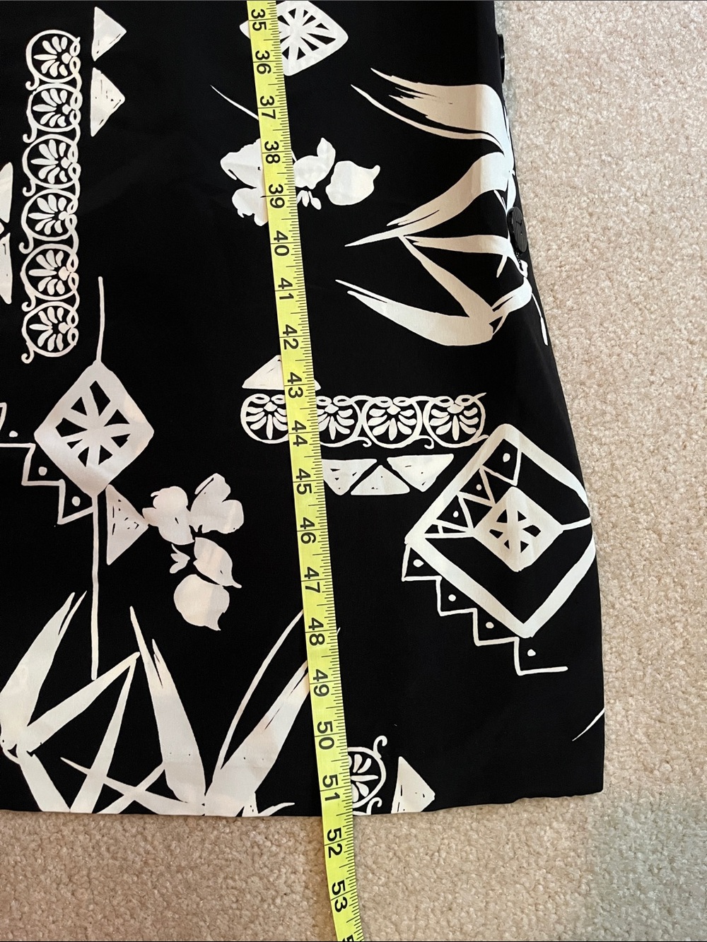 R&K Originals Black & White Side Button Maxi Dress Size 18 LIKE NEW - Picture 8 of 10
